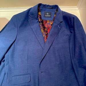 Tailorbyrd Collection blue speckled sportcoat (42R)